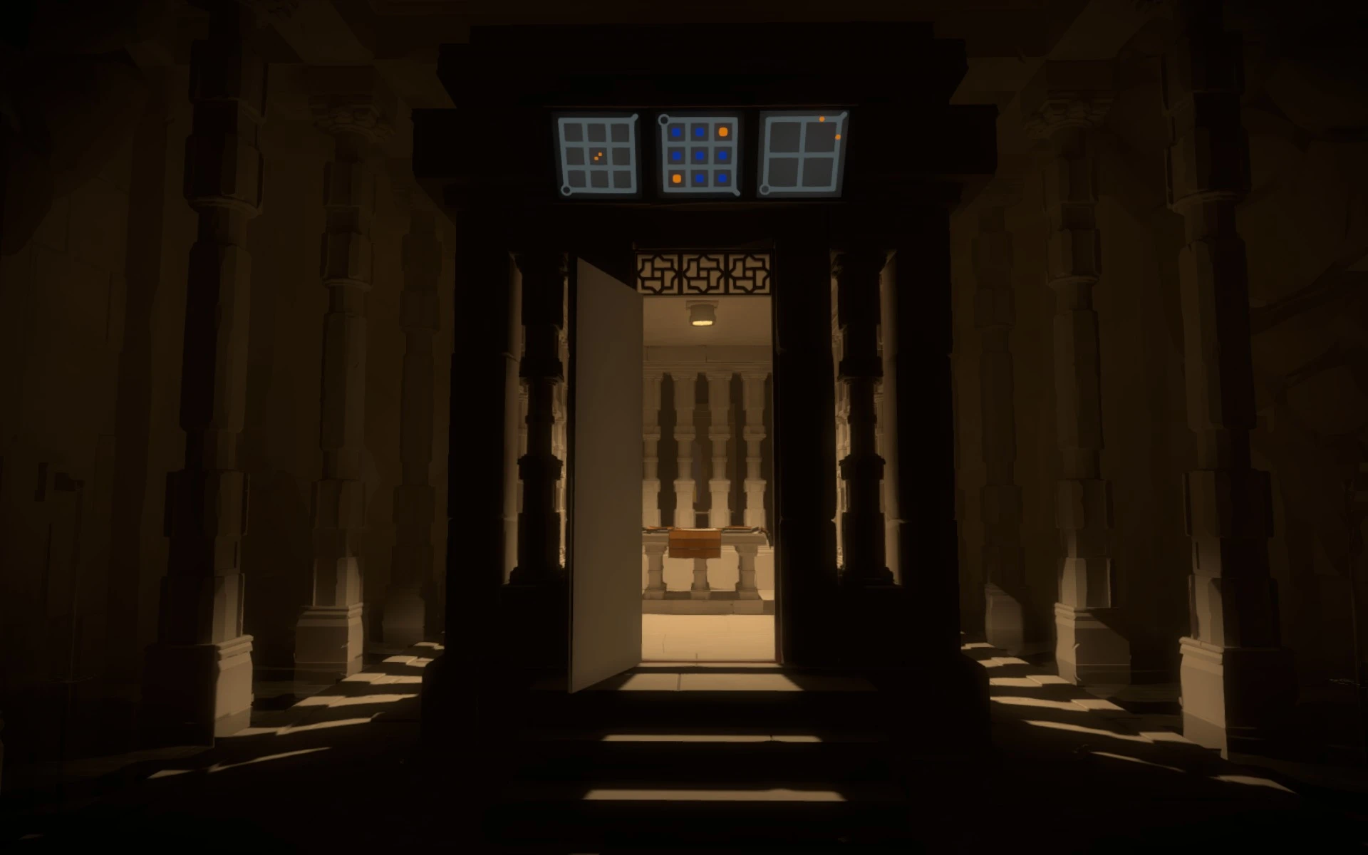 The Witness Screenshot - The Challenge Completed Puzzle